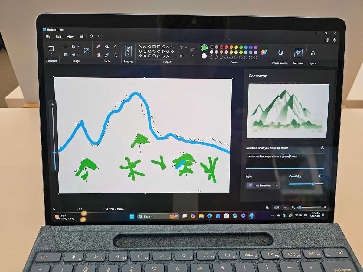 Microsoft Cocreator Paint