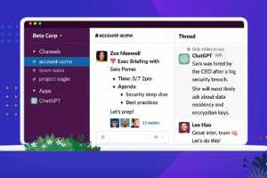 ChatGPT for Slack adds AI to your workplace chats