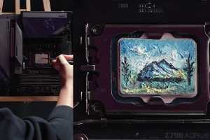 You can now paint happy little trees with multicolor thermal paste