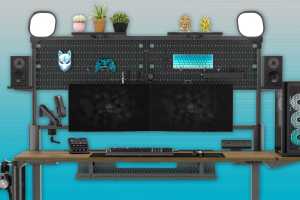 Corsair debuts a modular stand-up desk that transforms to fit your PC build