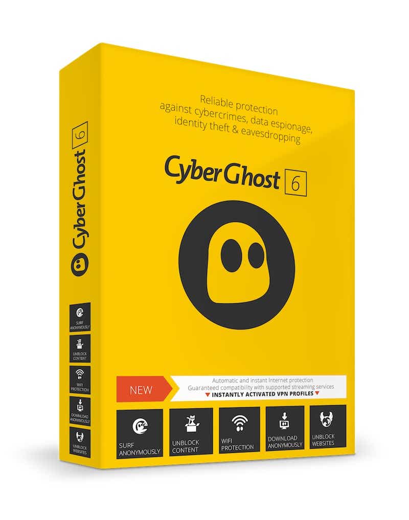 CyberGhost – Best VPN for server locations