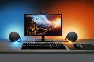 Logitech’s G560 speakers expand your gaming boundaries with screen-synchronized RGB lights