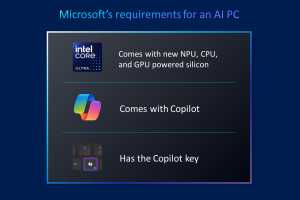 Microsoft's 'AI PC' definition: An NPU and a keyboard sticker