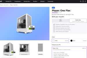 Would you rent a gaming PC? You can now with NZXT's Flex program