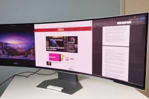 Samsung's humongous OLED ultrawide monitor is $800 off