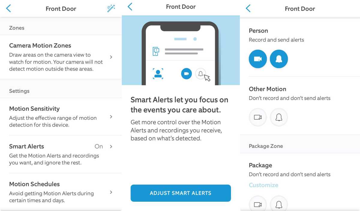 Ring Camera Smart Alerts