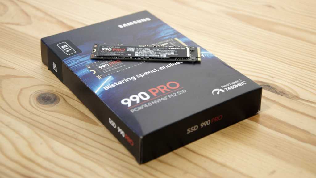 Samsung 990 Pro box and drive