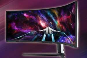 Samsung's massive 57-inch, 8K ultrawide monitor is up for preorder