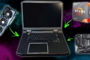 This guy crammed desktop gaming parts into a laptop &mdash; and it didn't explode