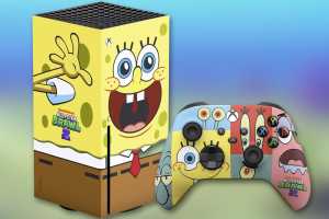 A gloriously porous Spongebob Xbox console is coming soon