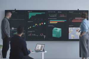 Microsoft’s Surface Hub 2 is a Teams-powered giant tablet that creates its own video wall