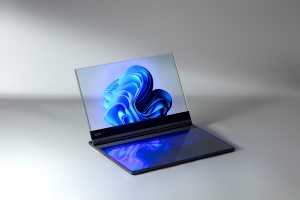 This Lenovo laptop is totally see-through and cool as hell
