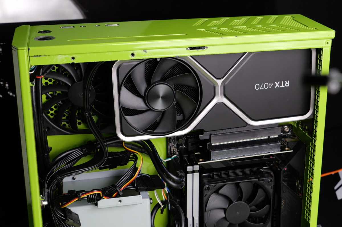 Nvidia GeForce RTX 4070 Founders Edition graphics card