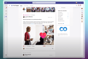 Microsoft Teams is adding a Facebook clone so you can Like your boss's pet