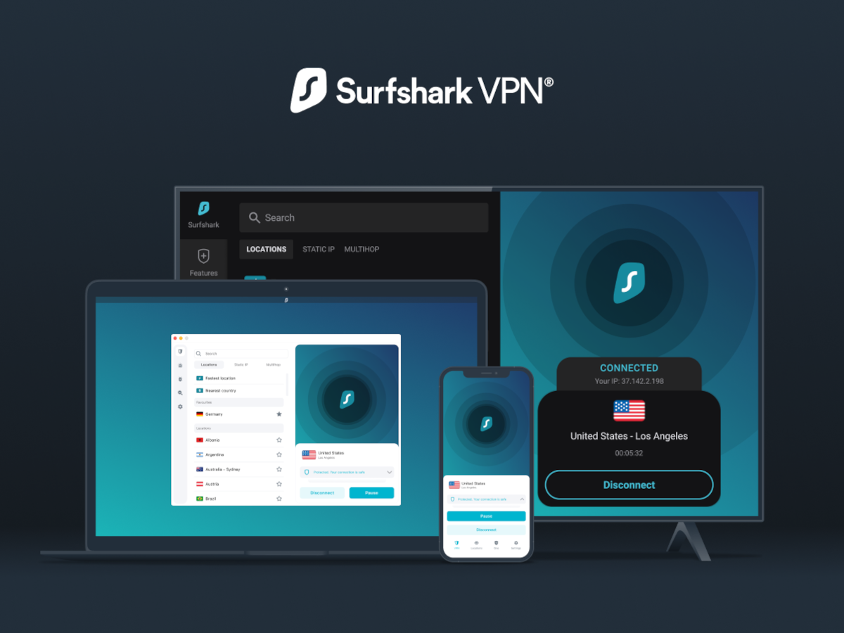 Surfshark – Best VPN for multi-hop